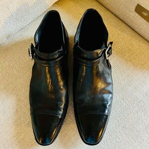 🔥Alberto Fasciani Italian black leather boots Sz 10